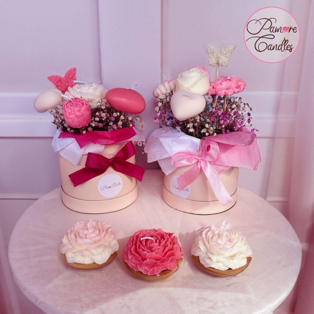 Pamore-candles-Medium-bouquet-box