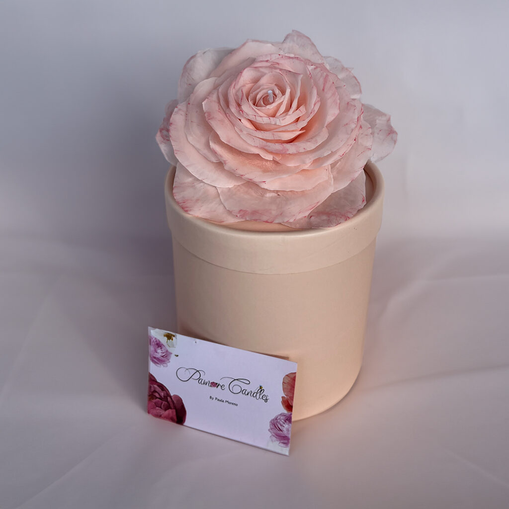 French-Rose-Pink-Beeswax-Candle