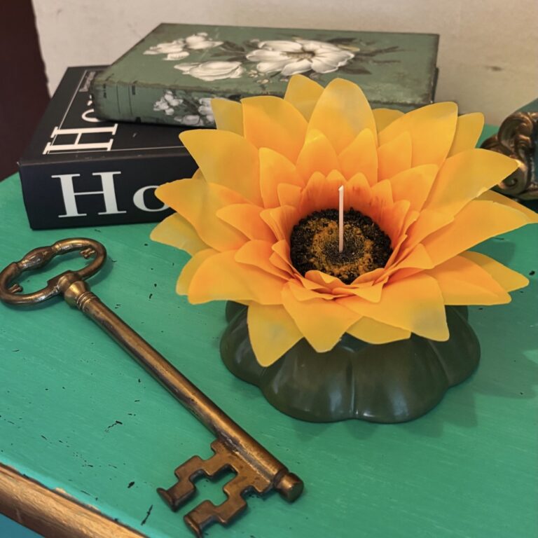 Sunflower-candle